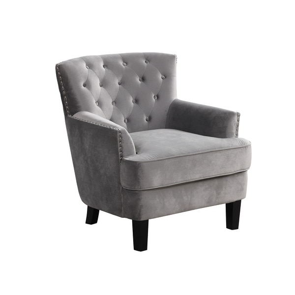 Best Master Furniture Soft Velvet Upholstered Living Room Arm Chair. Opens flyout.