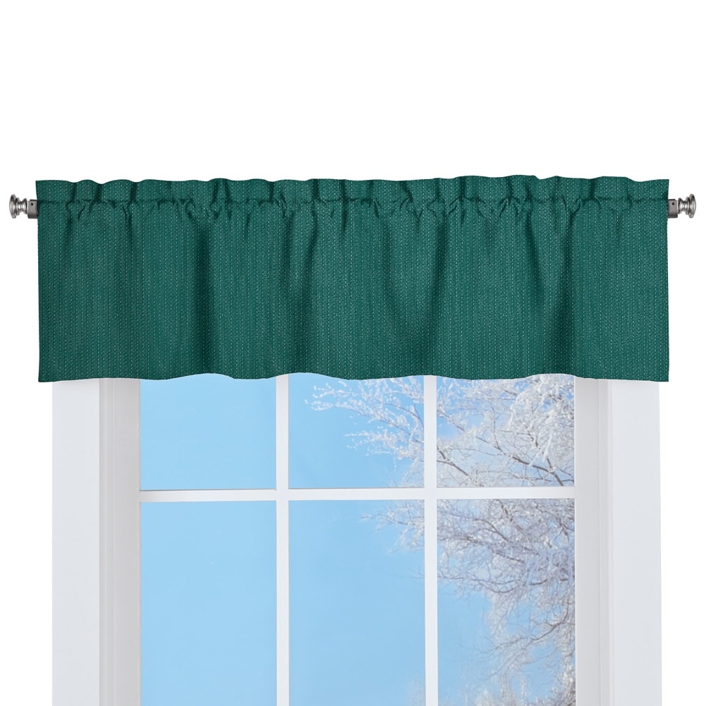 как выглядит Solid Color Textured Window Valance - 54" WIDE фото