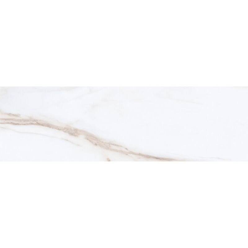 The Tile Life Huntington 3x10 White Ceramic Bullnose Wall Tile - 3 x 10 - 1 Piece