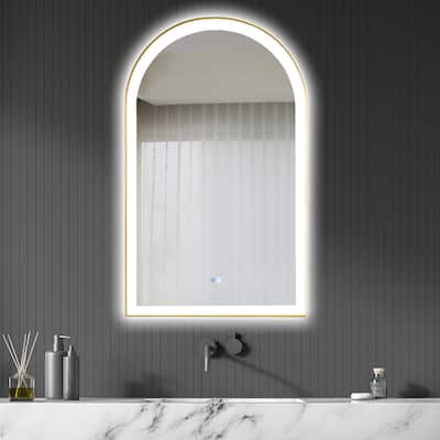 Estartit Oval Framed LED Wall Mount Bathroom Vanity Mirror