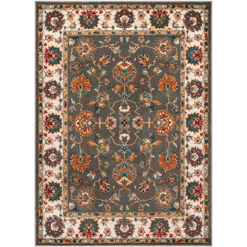 SAFAVIEH Summit Taisia Traditional Oriental Rug - 5'1" x 7'6" - Grey/Ivory