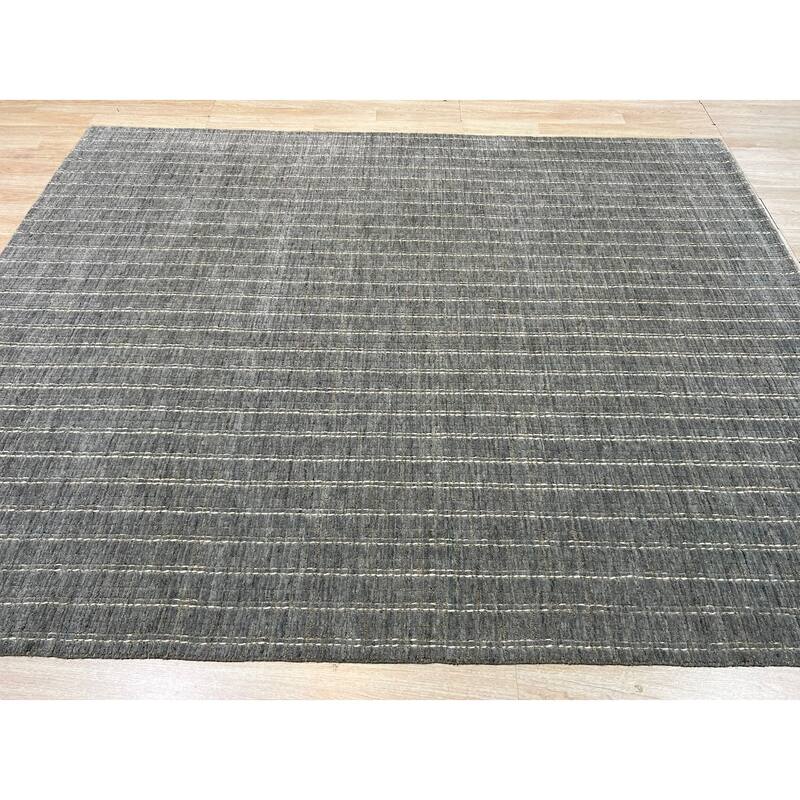 EORC Hand-Knotted Wool Premium Rug, Gray | Luxurious and Durable Area Rug for Elevating the Comfort and Aesthetic Appeal