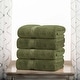 preview thumbnail 1 of 140, Superior Egyptian Cotton Pile Heavyweight Bath Towel Set of 4