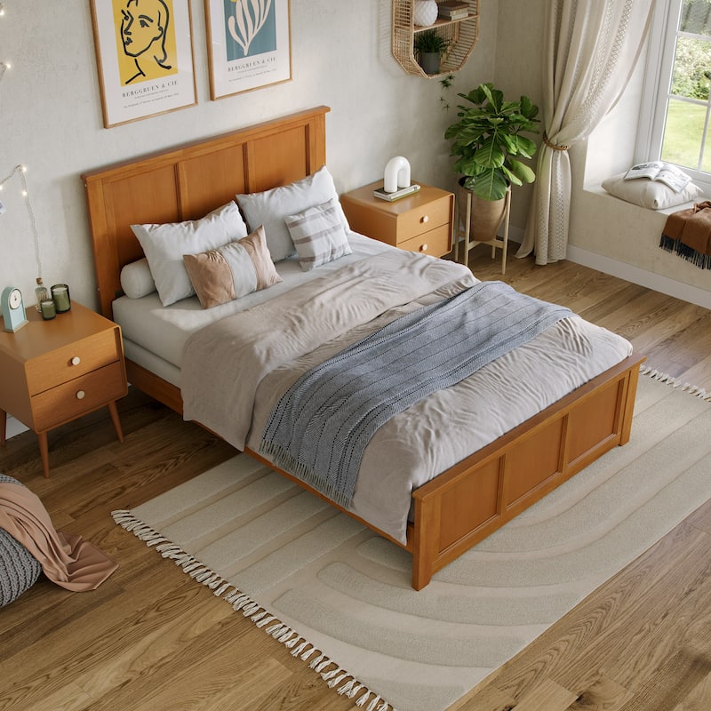 AFI, Madison Foundation Bed with Matching Footboard