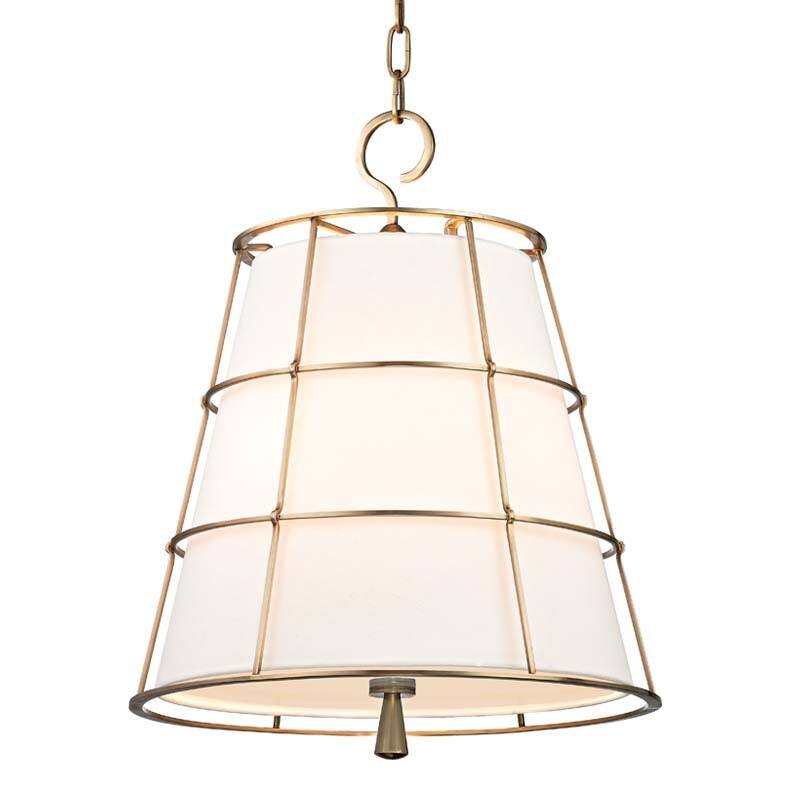 Hudson Valley Lighting Savona 3 Light 18" Wide Pendant - Aged Brass
