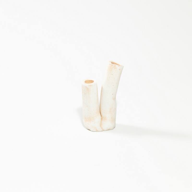Small Coral Planter - 15" - Cream