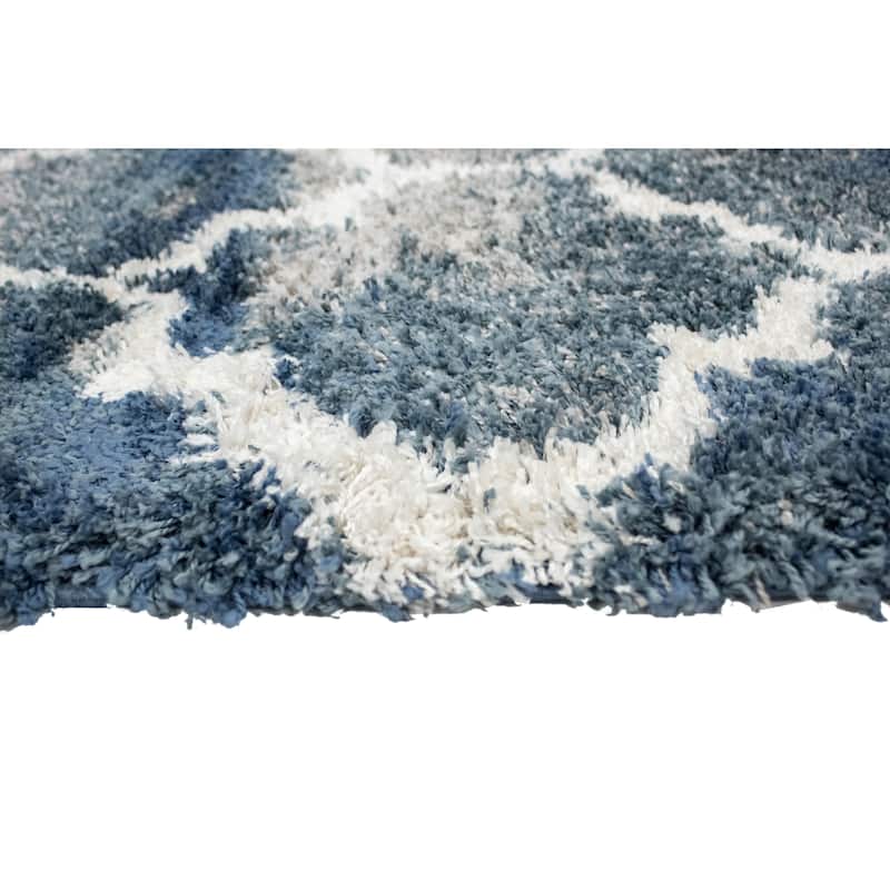 Noori Rug Lux Ava Trellis 2-Inch Shag Rug