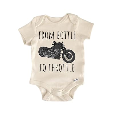 Motorcycle - Baby Boy Girl Clothes Infant Bodysuit Funny Cute Newborn