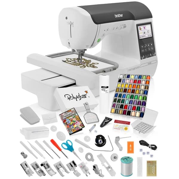 Brother SE2000 Sewing & Embroidery Machine w/ Grand Slam Package Includes 64 Embroidery Threads