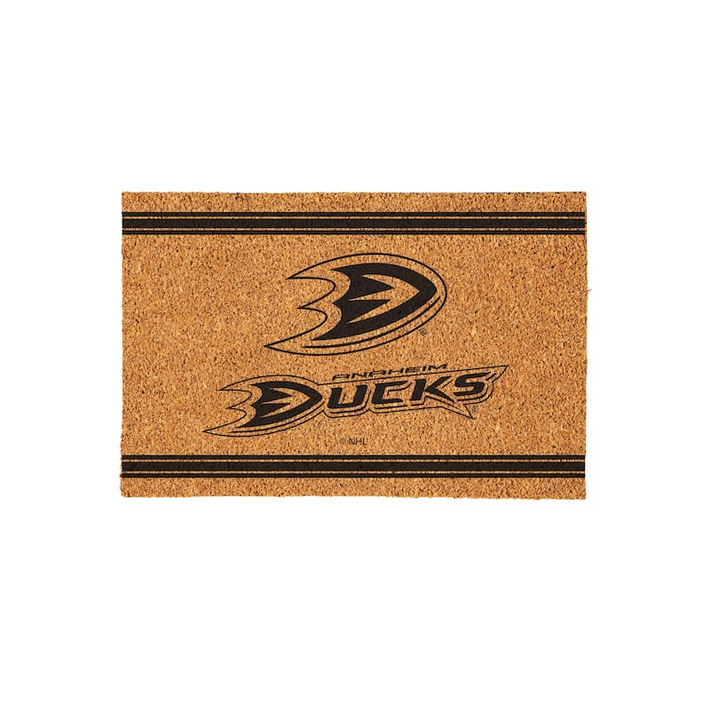 Anaheim Ducks Monochrome Indoor/Outdoor Coir Door Mat