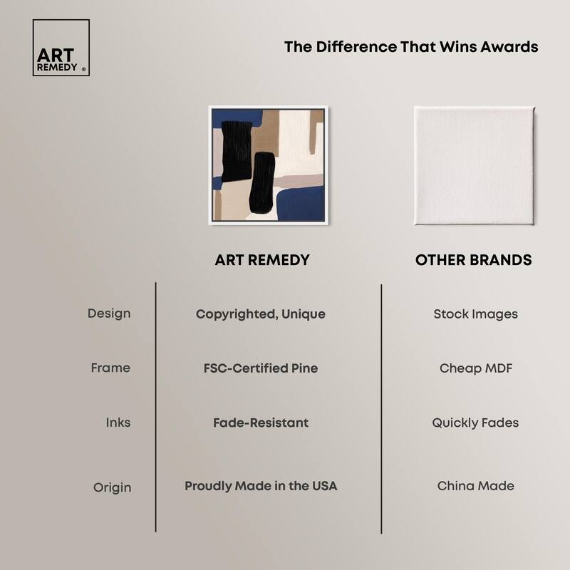 Blue Quietude I Canvas by Art Remedy