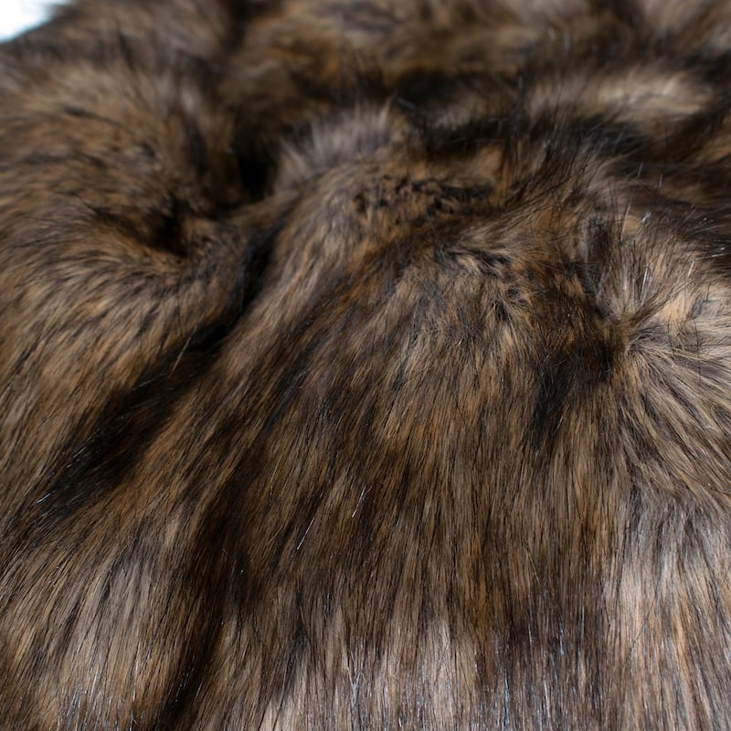 Tipped Ombre Faux Fur Pet Bed