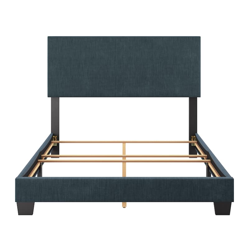 Celeste Modern Upholstered Bed, Box Spring Required