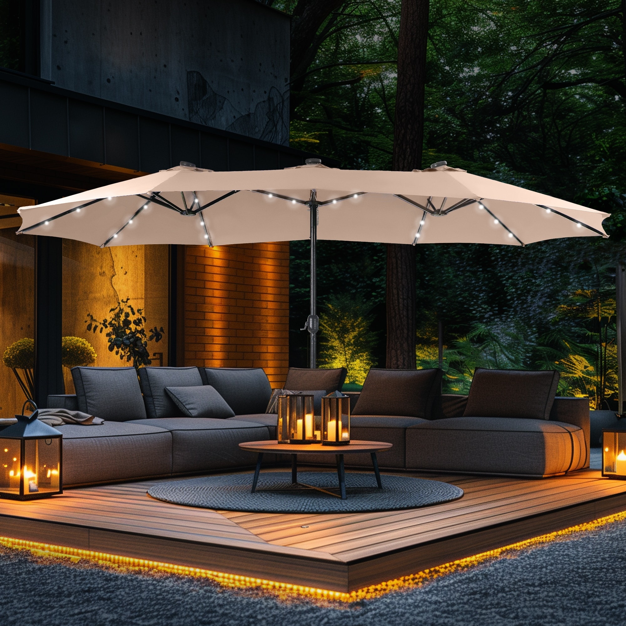 Patio umbrella and matching cushions online
