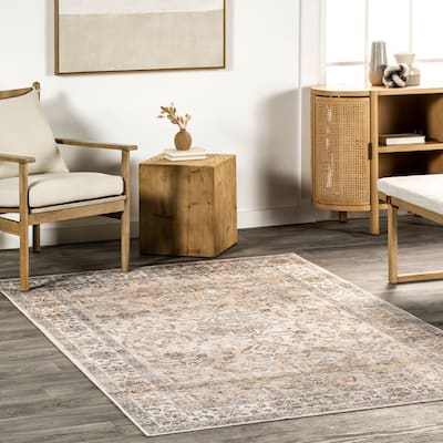 Nuloom Britt Persian SplashGuard Machine Washable Area Rug