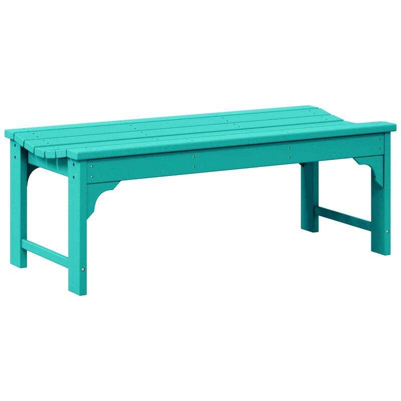 Polytrends Laguna Hdpe All Weather Outdoor Patio 48" Bench