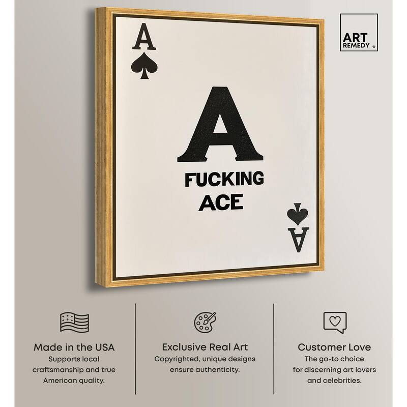Ace Canvas by Art Remedy