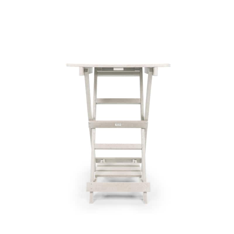 Patagonia Fully Assembled All-Weather Recycled HDPE Outdoor Folding Bar table