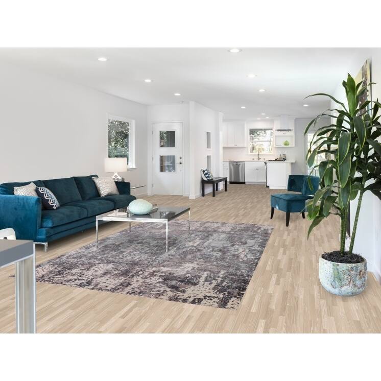 Abstract / Modern Area Rug Handmade Wool Carpet - 5'11"x 8'11"