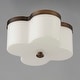 preview thumbnail 6 of 5, Maxim 12240 Clover 2 Light 13" Wide Flush Mount Ceiling Fixture