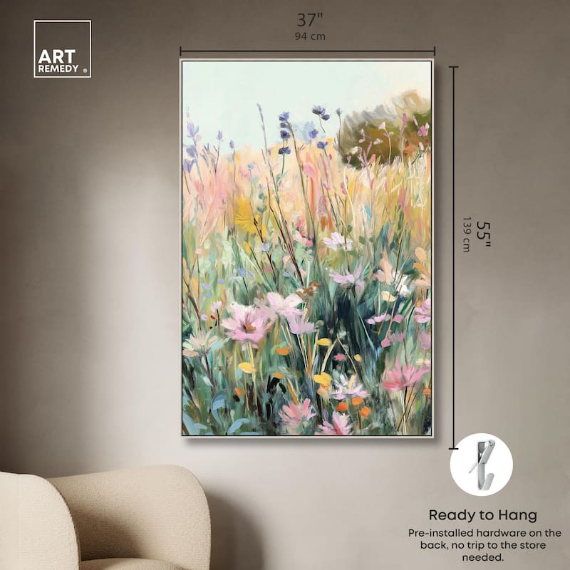 Floral Impressionism II Canvas by Art Remedy