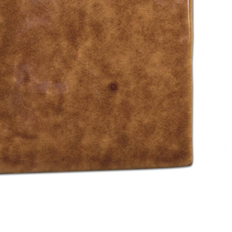 Merola Tile Menorca Rust 4" x 4" Ceramic Wall Tile