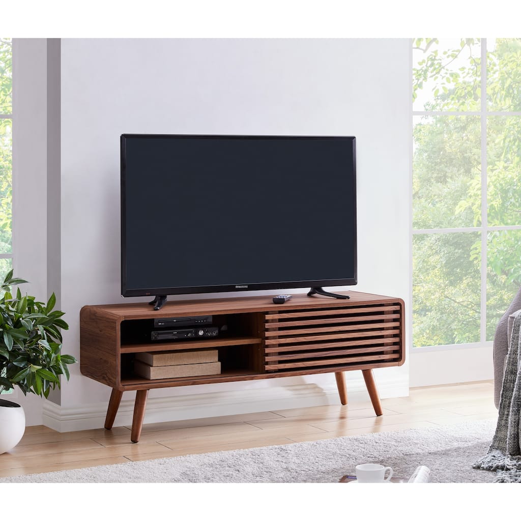 NPD Furniture Wilson 46 Inch KD Slat Low TV Stand