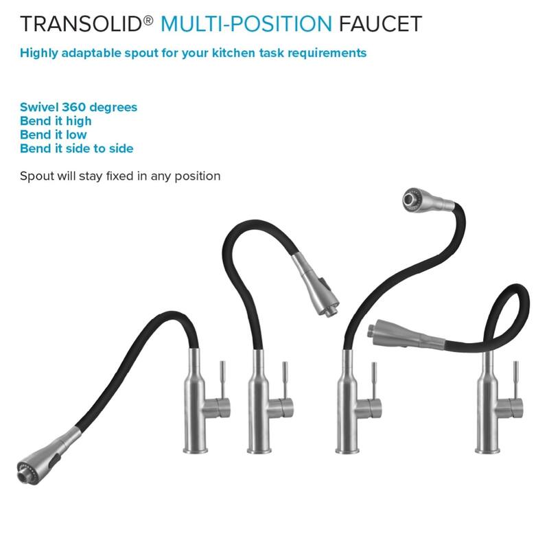 Transolid LSA3-252212-BS 25-in x 22-in Dual-Mount Laundry/Utility Sink Kit in Brushed Stainless - 25" X 22"