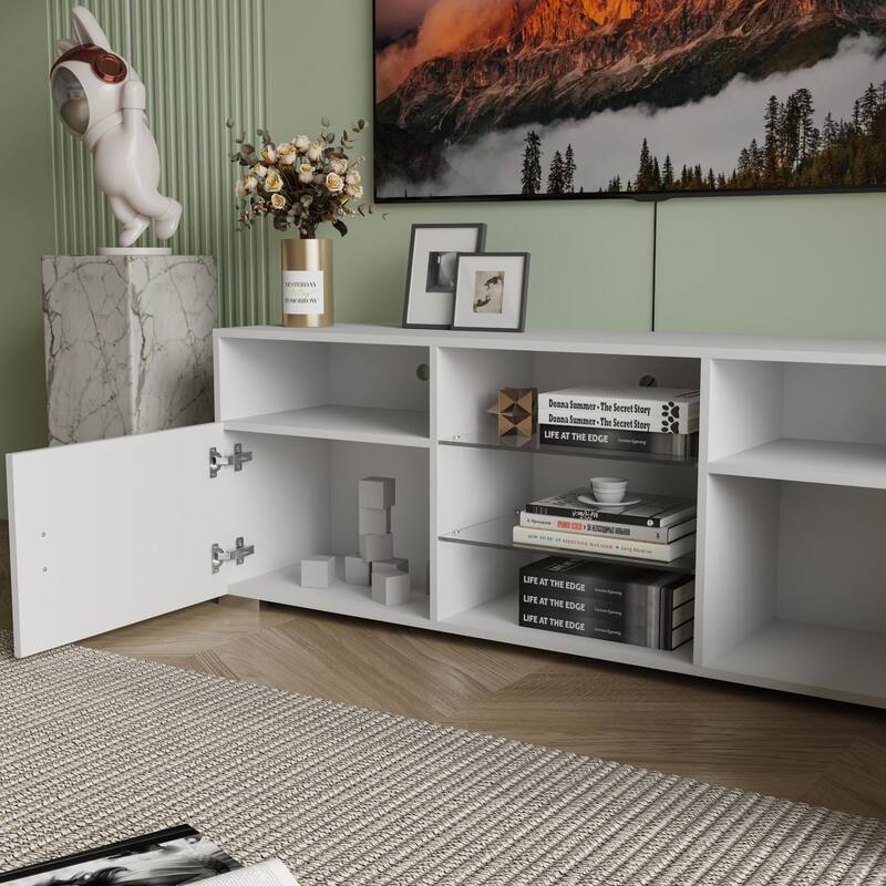 Modern Television Table Center Media Console