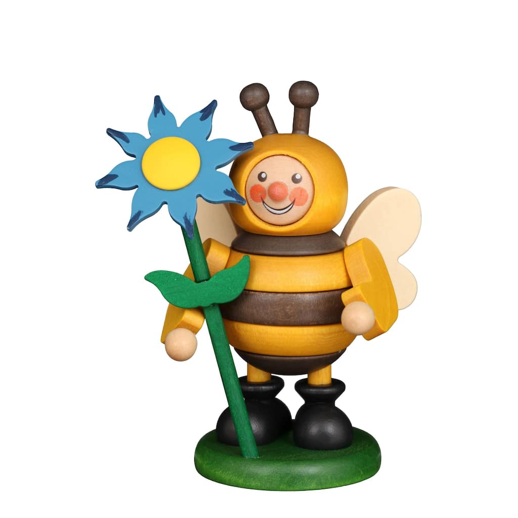 4" Christian Ulbricht Little Hero Bee with Flower Christmas Figurine