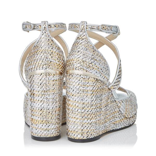 Shop Jimmy Choo Womens Alanah 80 Open Toe Casual Platform Sandals