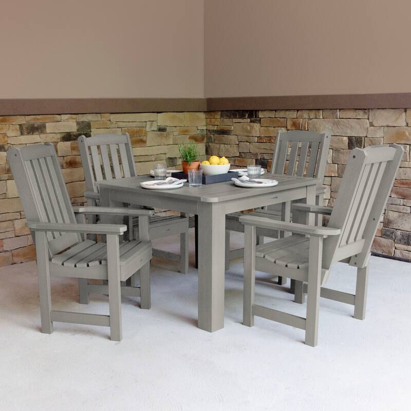 Lehigh 5-Piece Outdoor Dining Set - 42" x 42" Table, Dining-height