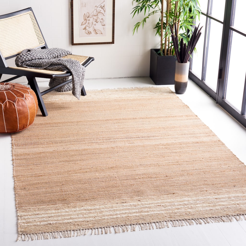 SAFAVIEH Handmade Natura Golchehr Jute & Wool Rug