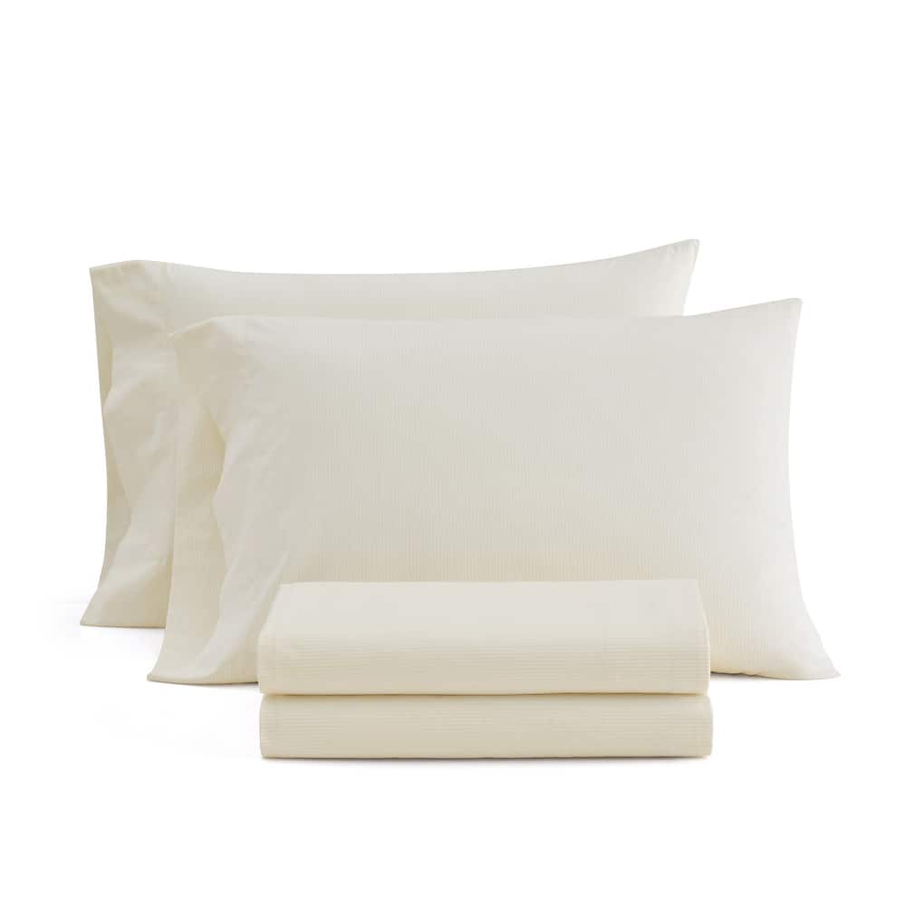 Martha Stewart Printed Cotton Percale Sheet Set