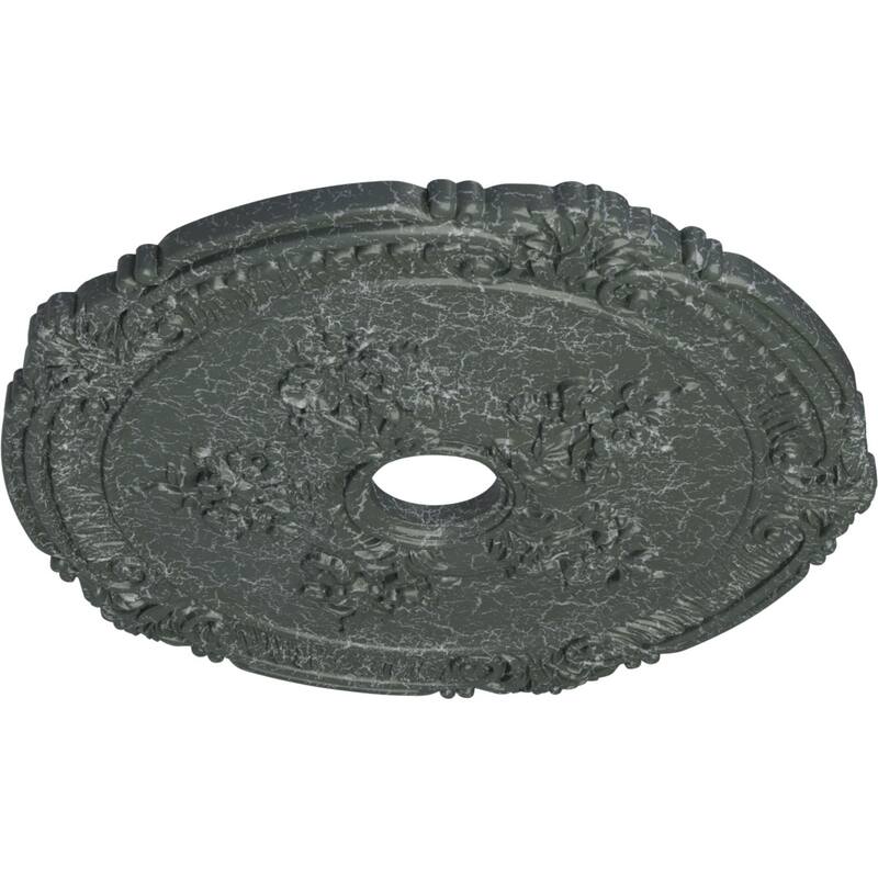 26"OD x 3 3/4"ID x 1 1/2"P Attica with Rose Ceiling Medallion