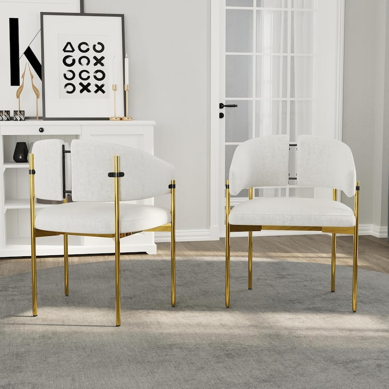 Classic and Luxurious Barrel Dining Chairs with Arms