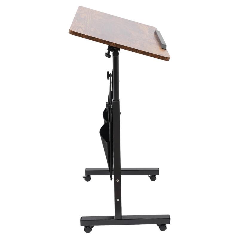 Adjustable Height Standing Desk Rolling Laptop Desk