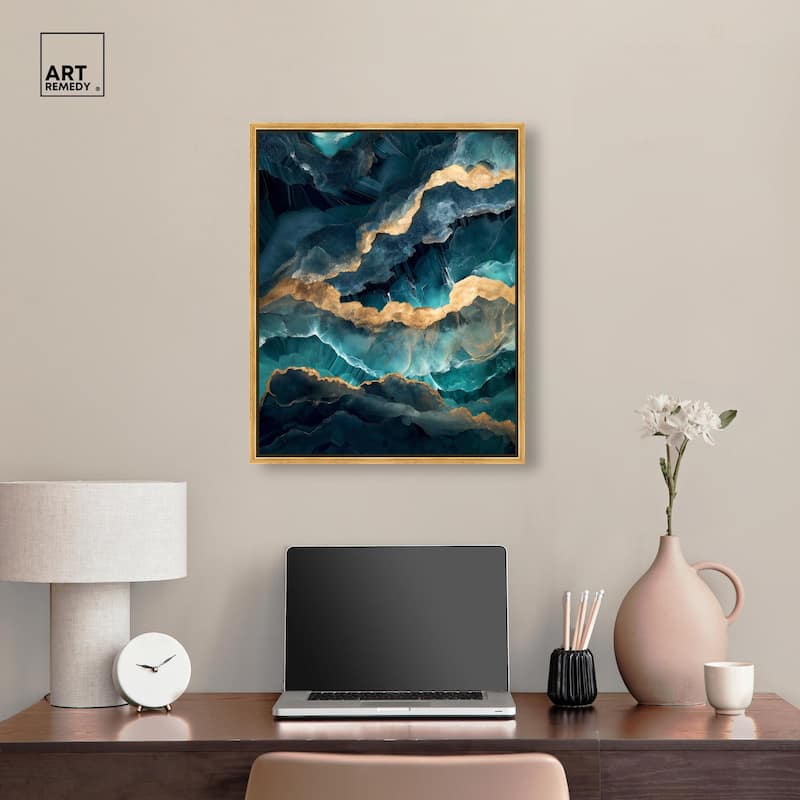Power Edge I Canvas by Art Remedy