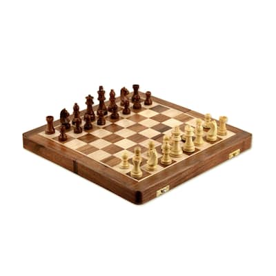 Novica Handmade Royal Delight Wood Chess Set
