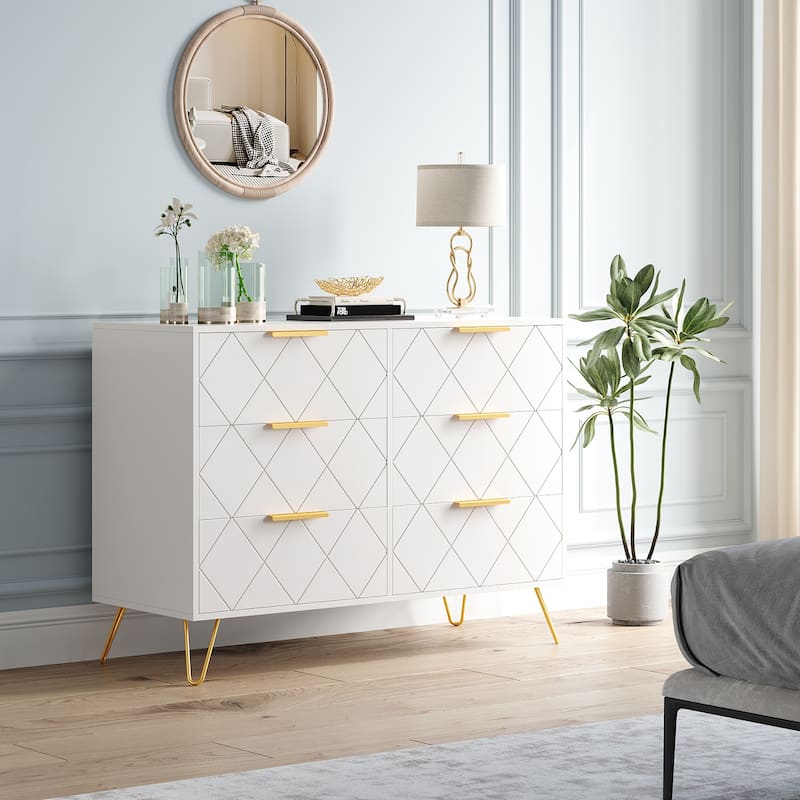 6 Drawer Dresser for Bedroom