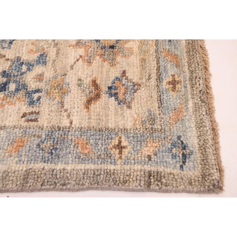 ECARPETGALLERY Hand-knotted Jules Serapi Grey Wool Rug - 7'10 x 10'1