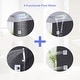 preview thumbnail 27 of 39, LED 4-Way Complete Rain and Waterfall Shower System with 3 body Jets and High-pressure Handheld, Ceiling Mounted