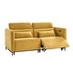 preview thumbnail 2 of 25, Ramon Modern Wall-hugging Power Reclining Sofa with USB Ports and Power Headrest and Extended Footrest by HULALA HOME