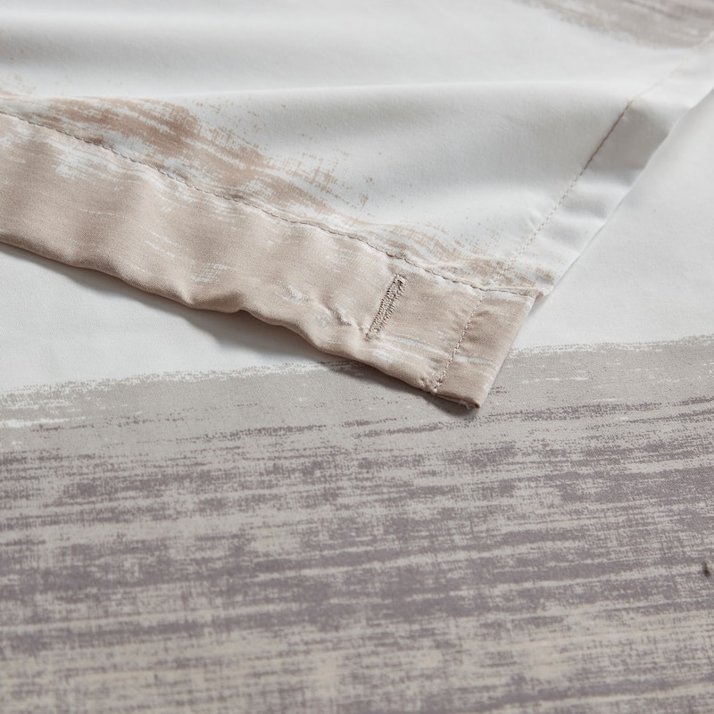 Madison Park Essentials Barret Stripe Print Shower Curtain