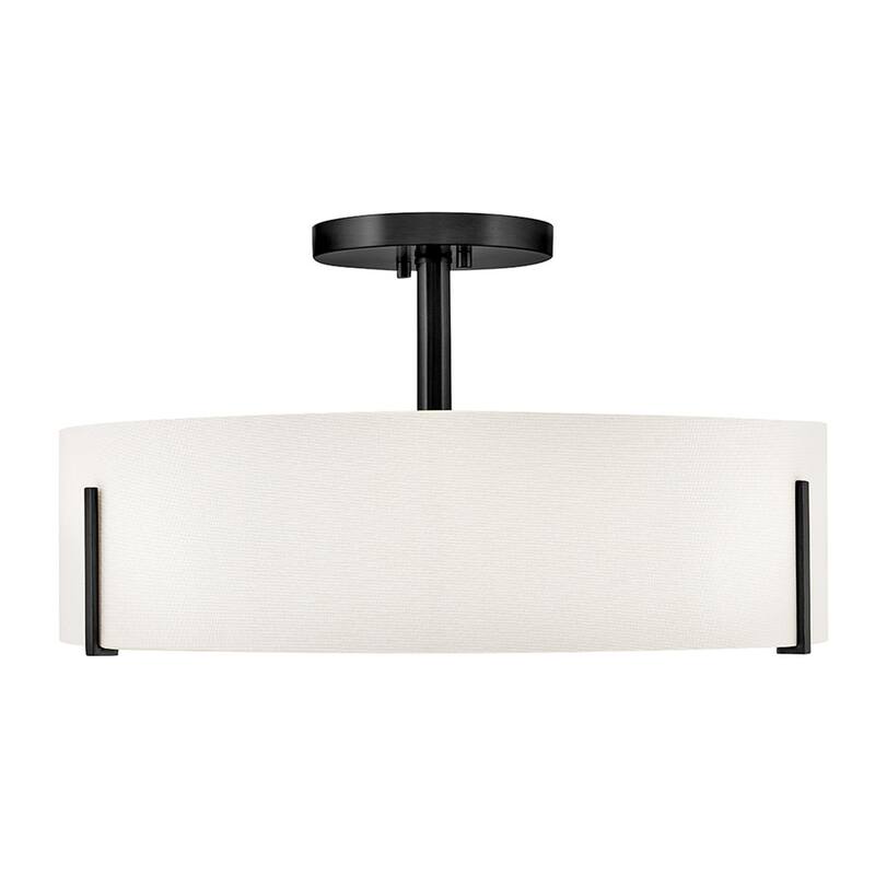 Hinkley Lighting 47573 Halle 4 Light 20" Wide Semi-Flush Drum Ceiling