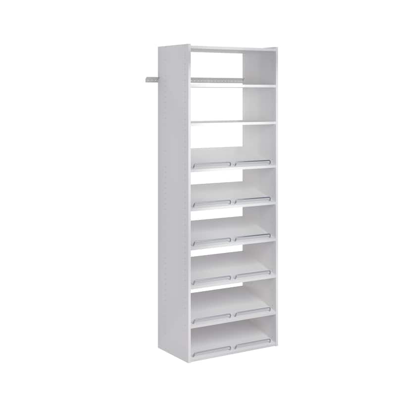 Easy Track Essential Shoe Laminate Tower Kit - White