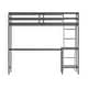 preview thumbnail 60 of 60, Traditional Wood Slat Loft Bed with Integrated Desk & Ladder