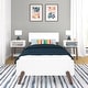 preview thumbnail 5 of 10, Max and Lily Mid-Century Modern Twin-Size Panel Bed