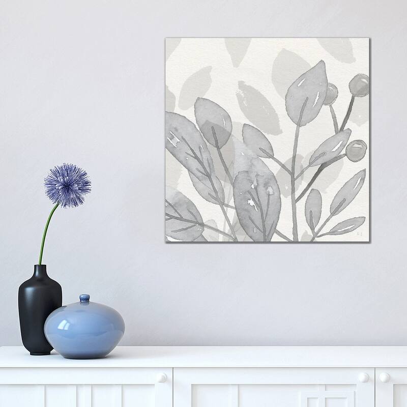 iCanvas "Shadow Leaves I" by Susan Jill Canvas Print - 18x18x1.5