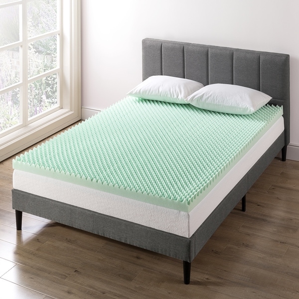 Queen egg crate on sale mattress topper